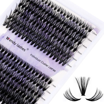 Wendy Lashes clúster: caja de 240 piezas para crear looks personalizados en casa.