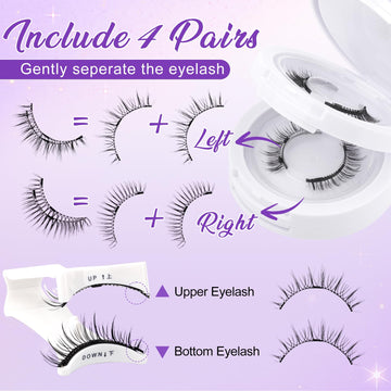Wendy Lashes diseño magnético ultra fino para mayor comodidad.