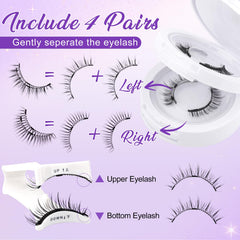 Wendy Lashes diseño magnético ultra fino para mayor comodidad.