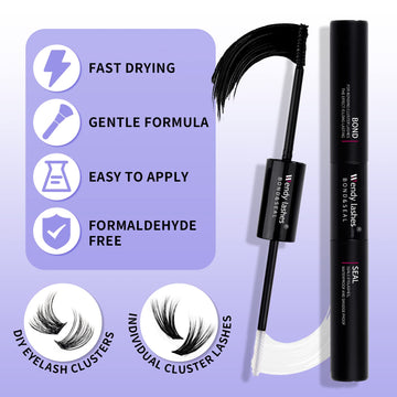 Sellado ligero para un acabado limpio y duradero con Wendy Lashes