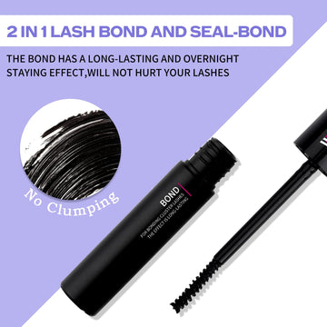 Fórmula botánica suave de Wendy Lashes, sin alcohol ni irritación