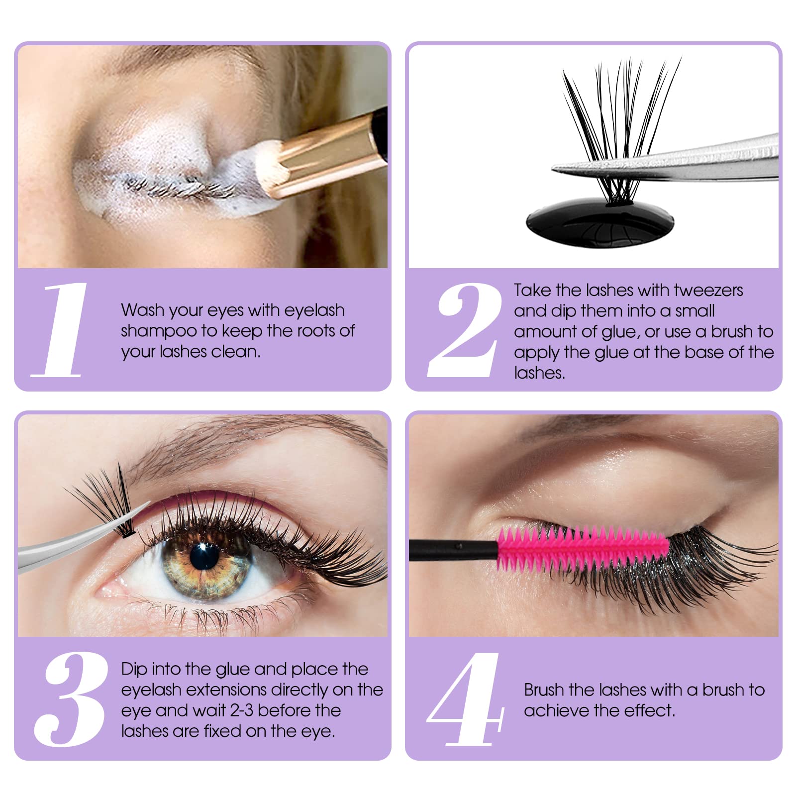 Wendy Lashes fórmula suave con baja irritación para piel sensible