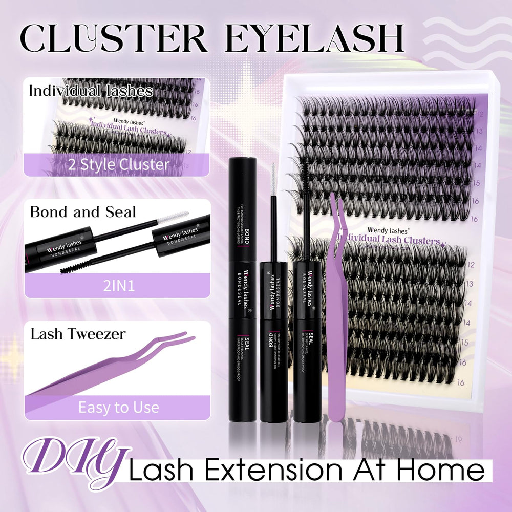 Colle et sceau Wendy Lashes : tenue renforcée et résistance à l'eau.