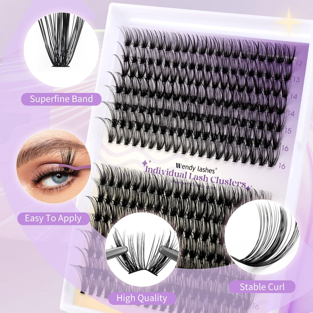 Deux styles de faisceaux fins pour un look naturel.