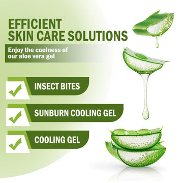 Gel de aloe vera Wenjlyj para cuerpo, hidratación de larga duración.
