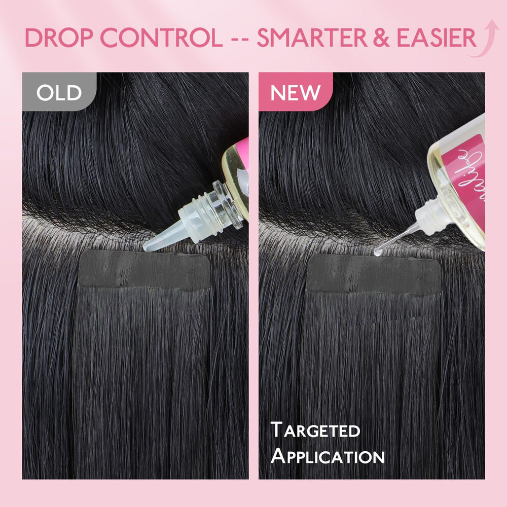 Wennalife residuo limpio tras retirar adhesivo de extensiones con cinta