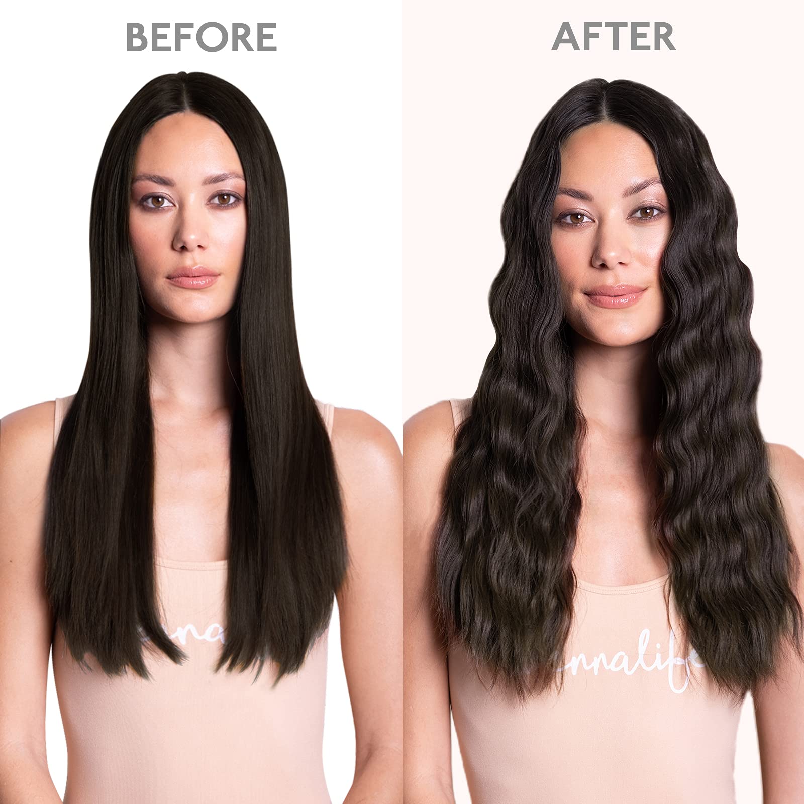 Extensiones Wennalife en uso para boda o fiesta