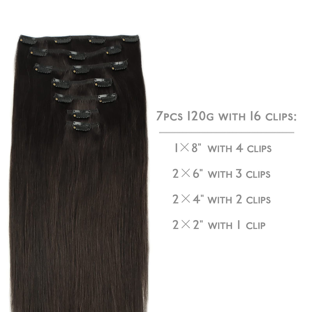 Set de 7 piezas Wennalife con clips para mayor volumen