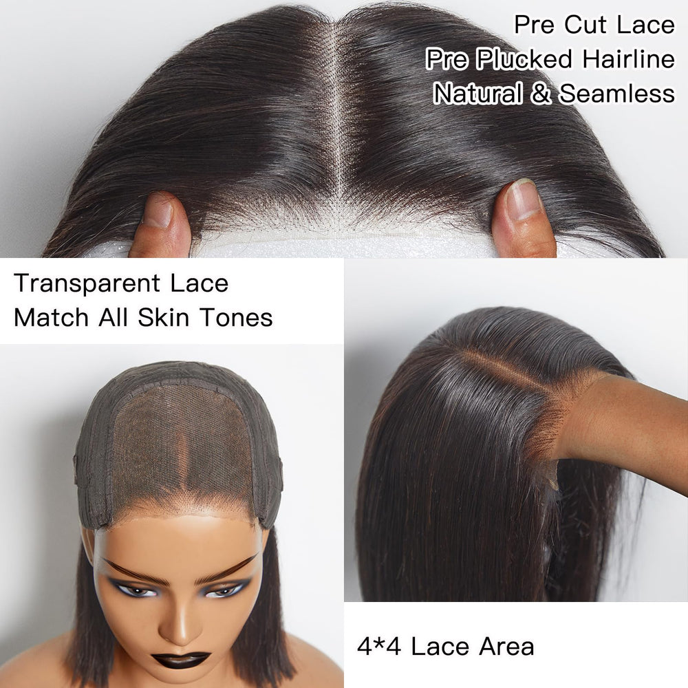 Peluca WEQUEEN con banda ajustable y clips de tres niveles para ajuste personalizado.