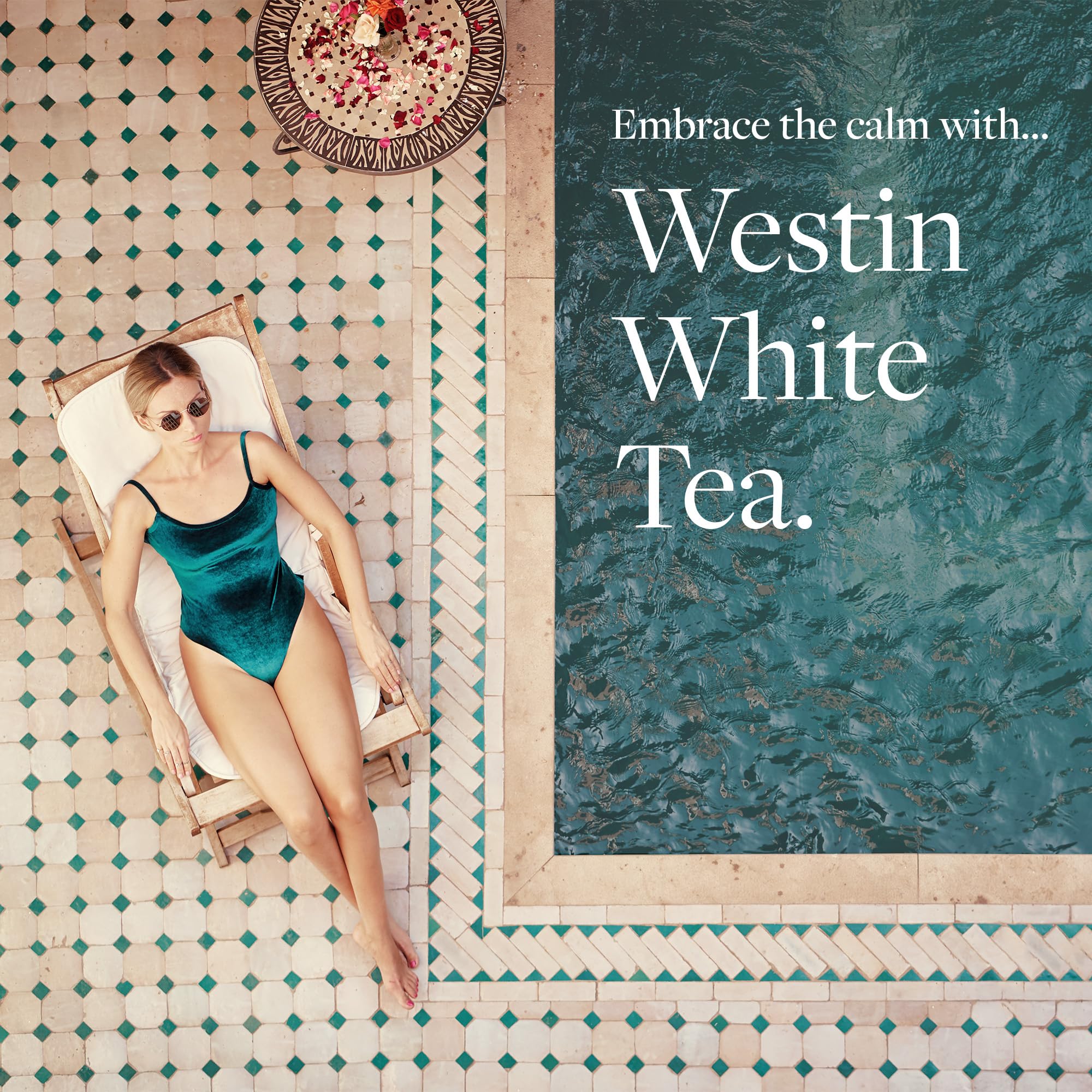Westin White Tea Aloe ingredients including vitamins C and E emphasized