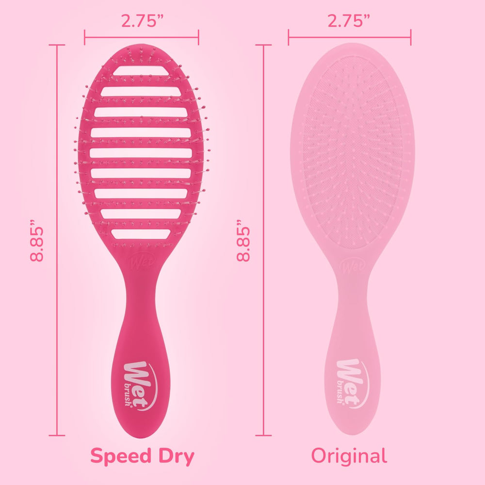 Cepillo Wet Brush para todo tipo de cabello durante el peinado.