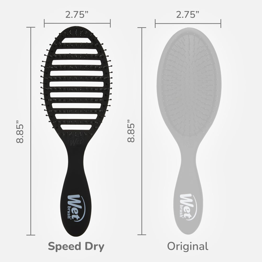 Desenreda suavemente con Wet Brush Speed Dry y cerdas HeatFlex.