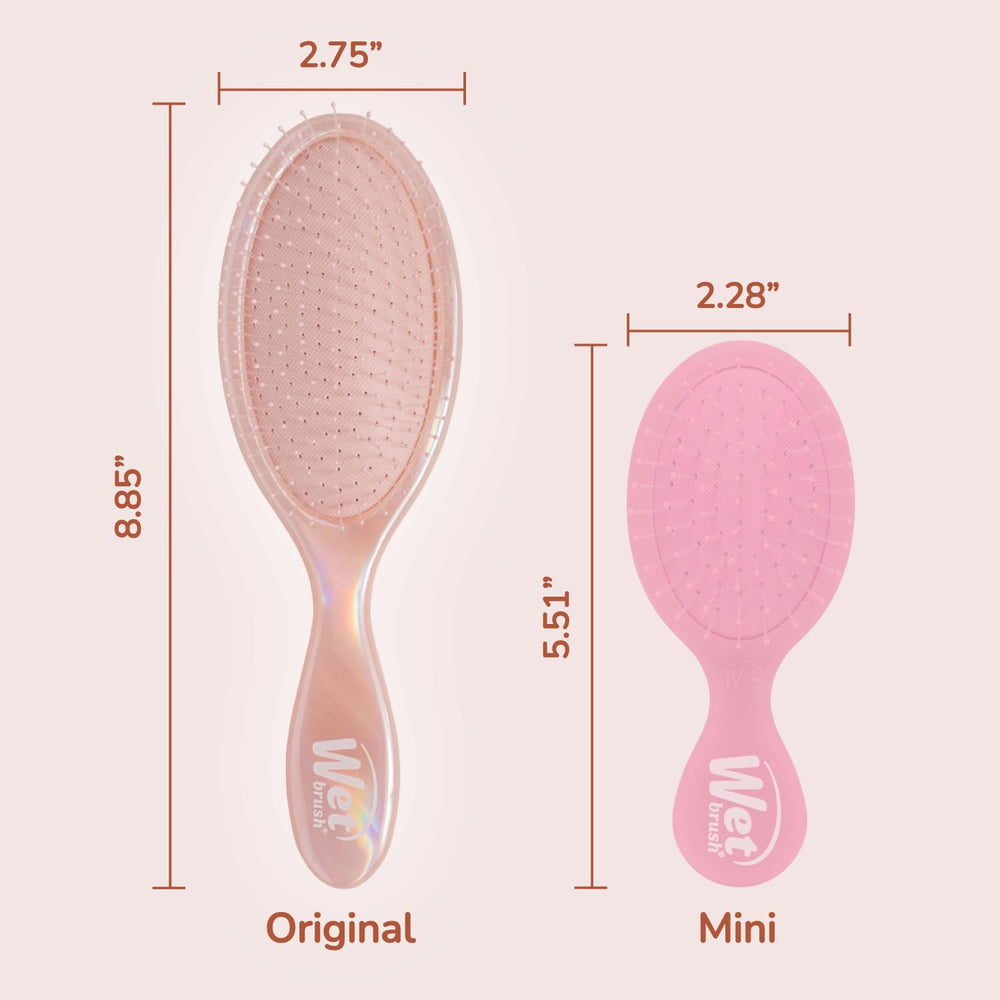 Wet Brush Apto para todo tipo de cabello: liso, rizado, grueso y ondulado.