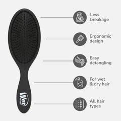 Wet Brush Desenredante Original desenredando cabello seco sin dolor