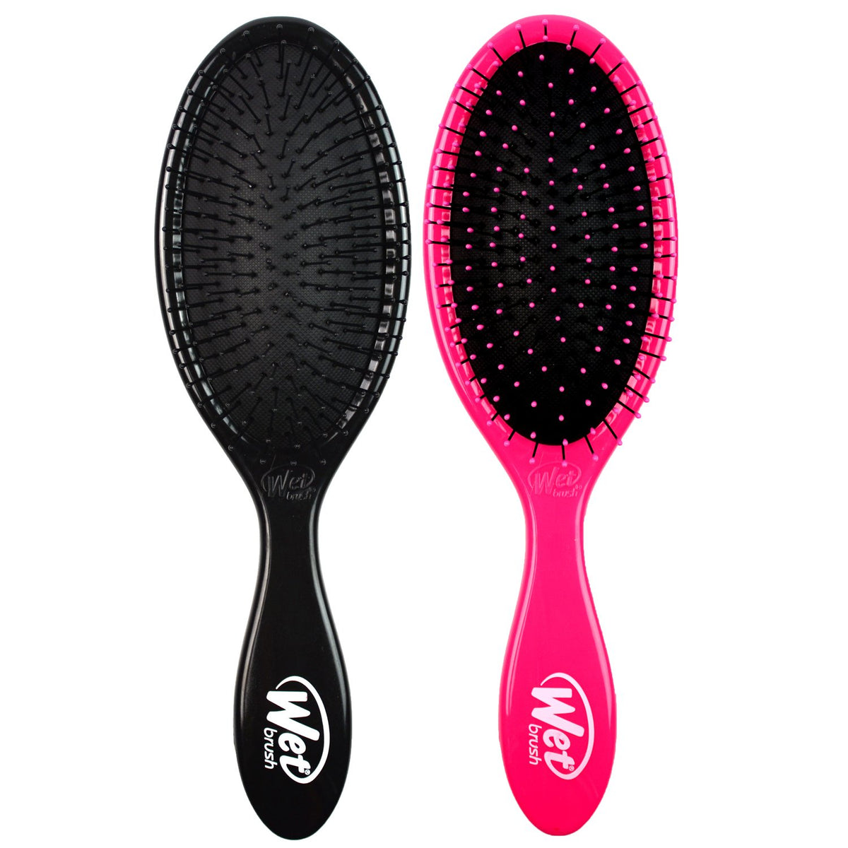 Wet Brush Desenredante Original rosa negro, desenreda sin dolor en cabello mojado