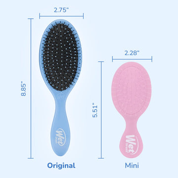 Wet Brush para cabello seco, peinado suave y rápido.