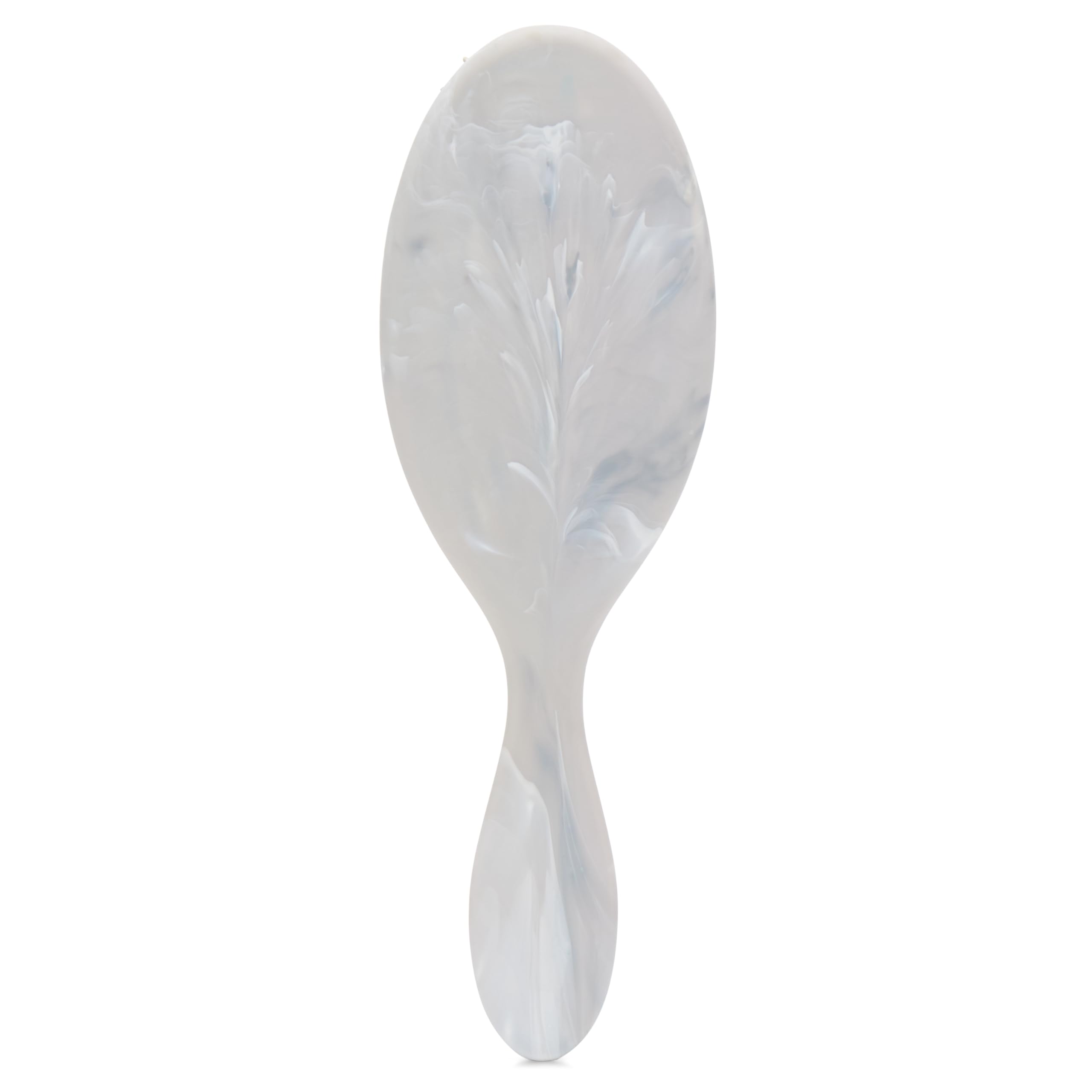 Wet Brush Original Detangler Marmol Gris, toma cercana para desenredar con suavidad.