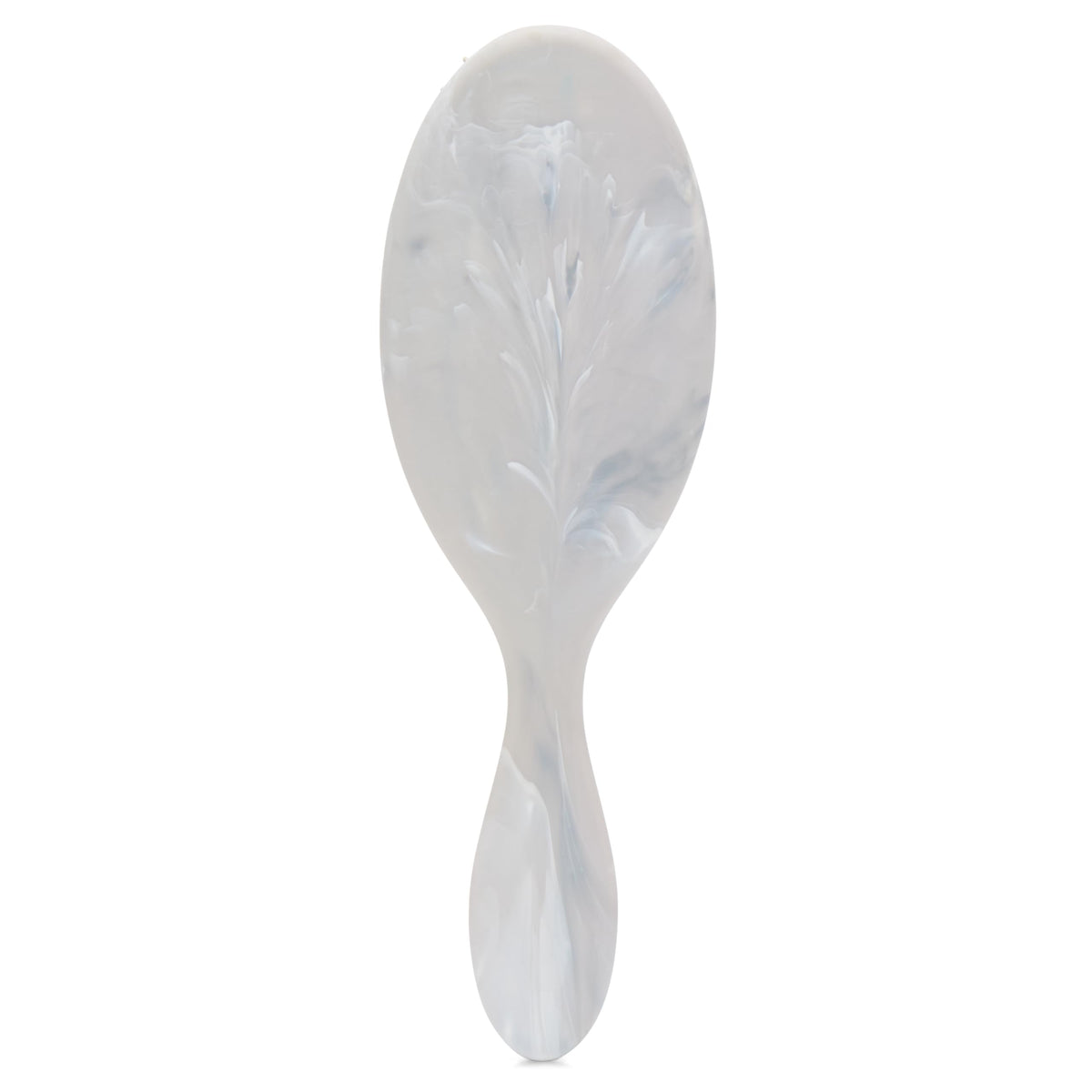 Wet Brush Original Detangler Marmol Gris, toma cercana para desenredar con suavidad.