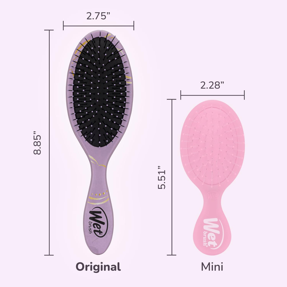 Wet Brush Jasmine Desenredante ideal para cabello rizado con menos tirones