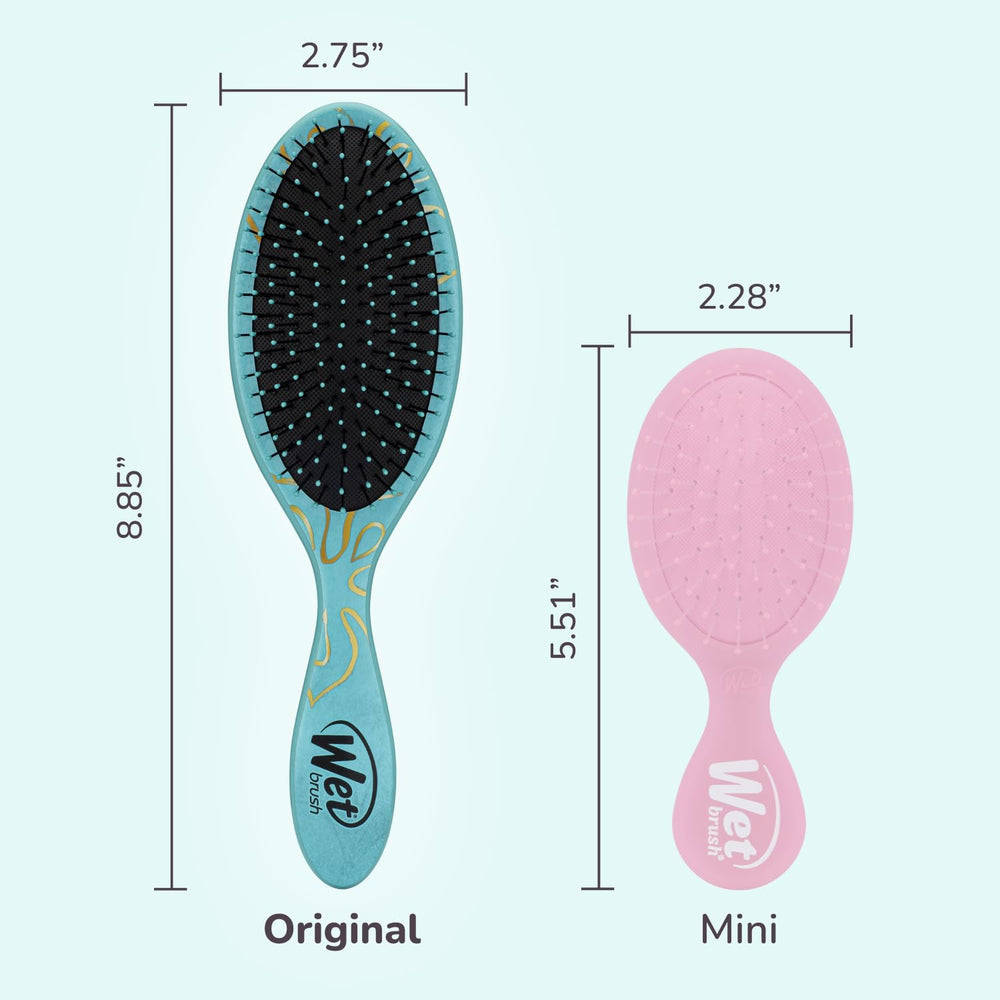 Wet Brush Moana cerdas flexibles reducen dolor y posibles daños.