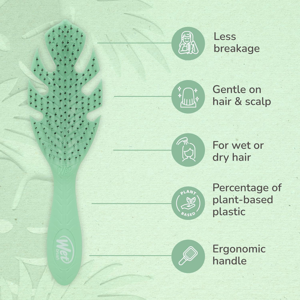 Desenredo sin tirones con Wet Brush Go Green Detangler