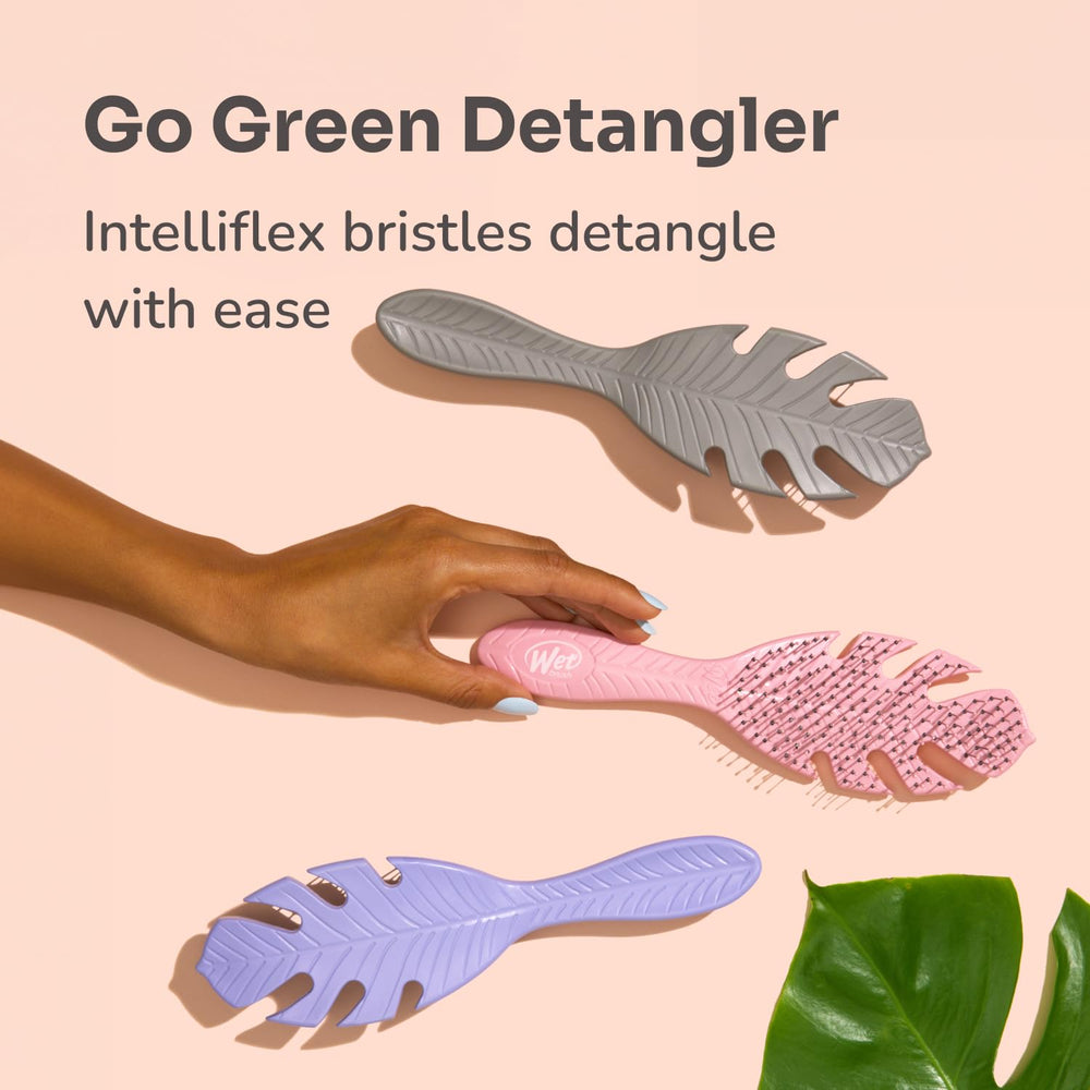 Go Green Detangler para cabello grueso manteniendo suavidad