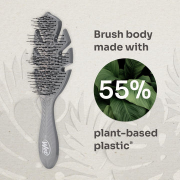 Wet Brush Go Green Detangler: perfecto para cabello rizado que se enreda.