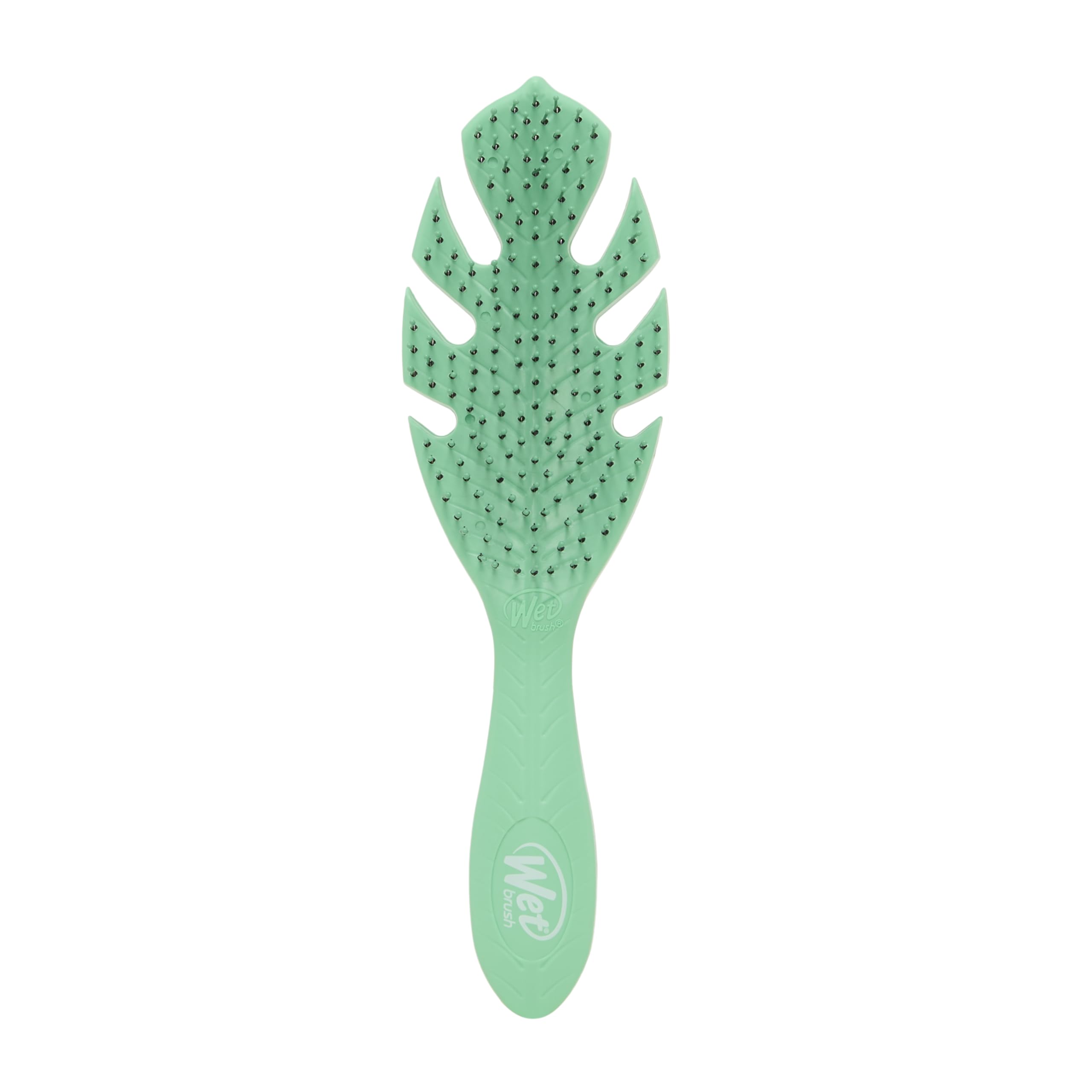 Wet Brush Go Green Detangler desenredando pelo mojado con suavidad y eficacia
