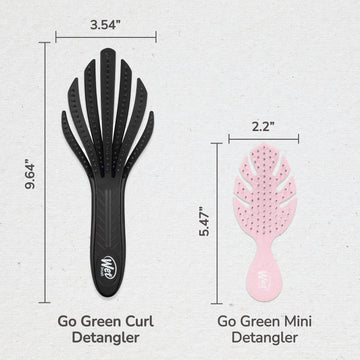 Wet Brush Go Green: diseño ergonómico para uso diario