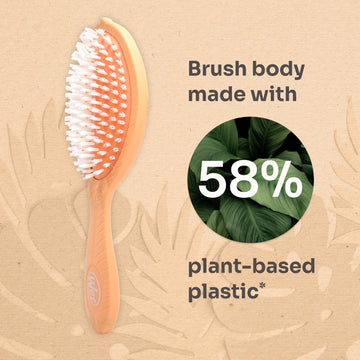 Diseño ergonómico de Wet Brush Go Green para uso diario.