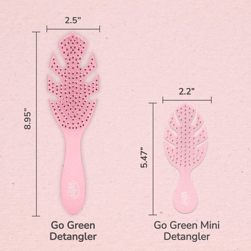 Wet Brush Go Green uso diario para desenredar con facilidad.