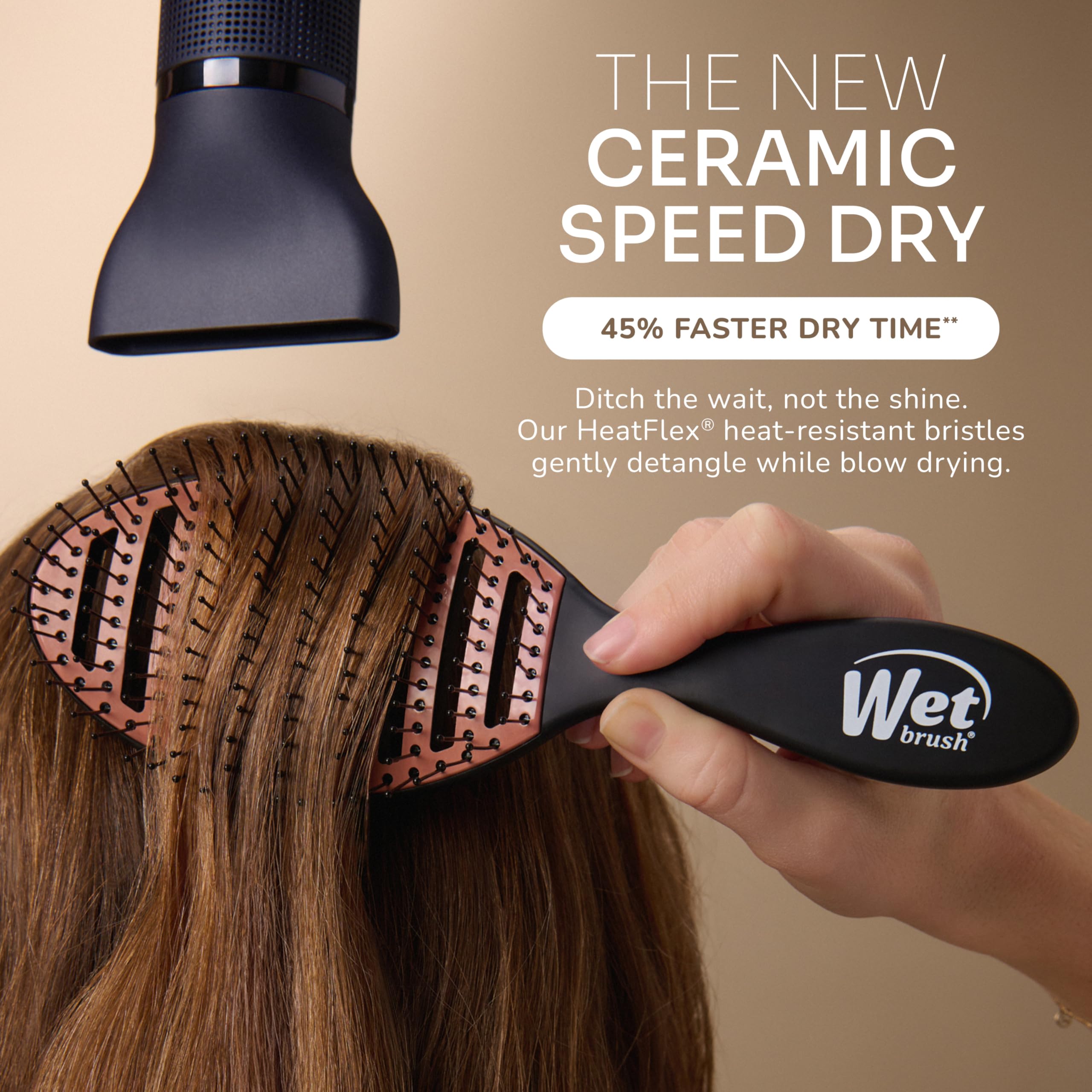 Wet Brush HeatFlex: cerdas que deslizan y reducen el quiebre.