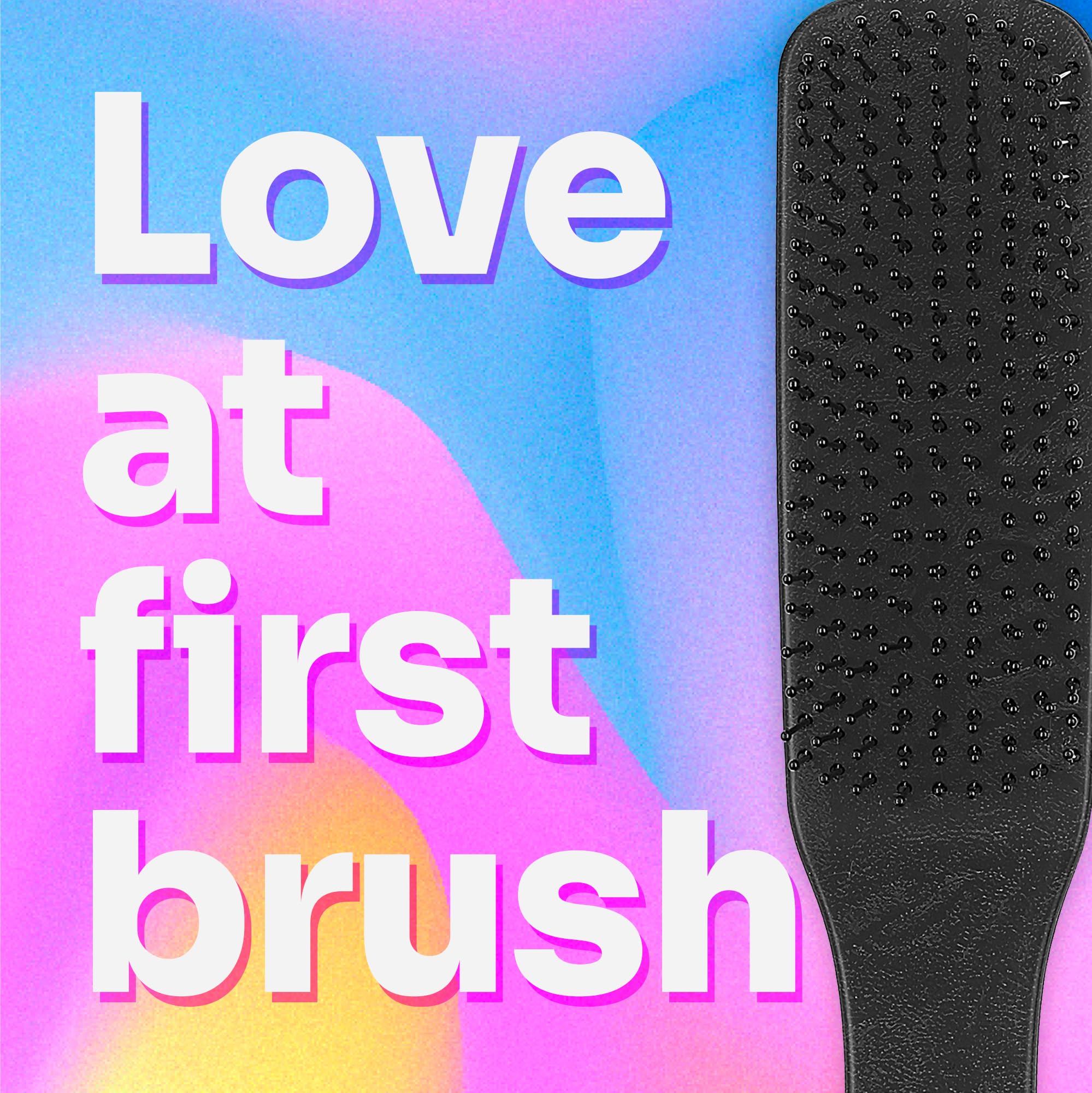 Wet Brush para cabello liso, deslizamiento suave y sin daño.