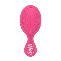Wet Brush Mini Detangler, rosa frío, desenreda suave en cabello mojado o seco.