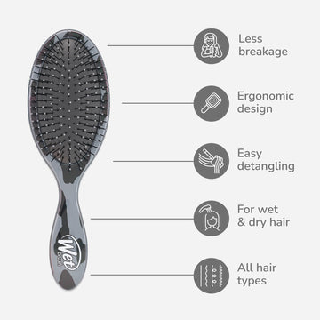 Wet Brush Original Desenredante para cabello liso y rizado.