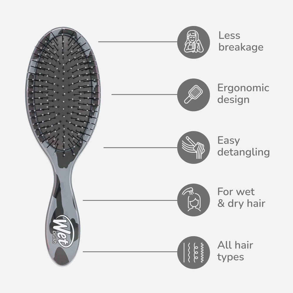 Wet Brush Original Desenredante para cabello liso y rizado.