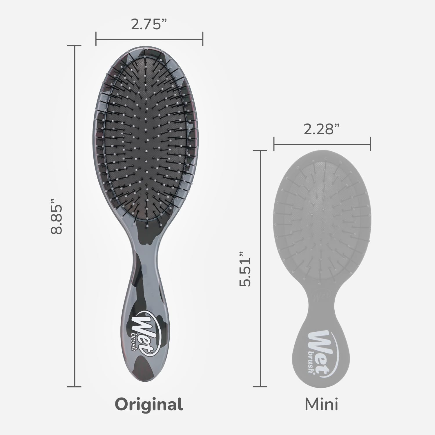 Wet Brush Original Desenredante ideal para cabellos gruesos y texturizados.
