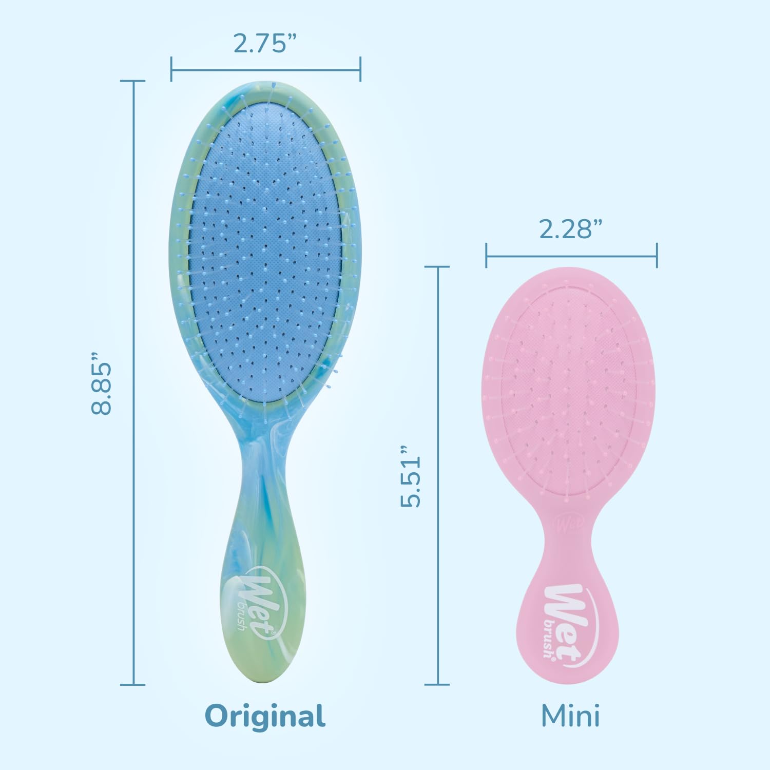 Wet Brush desenredante reduce dolor y protege puntas al peinar