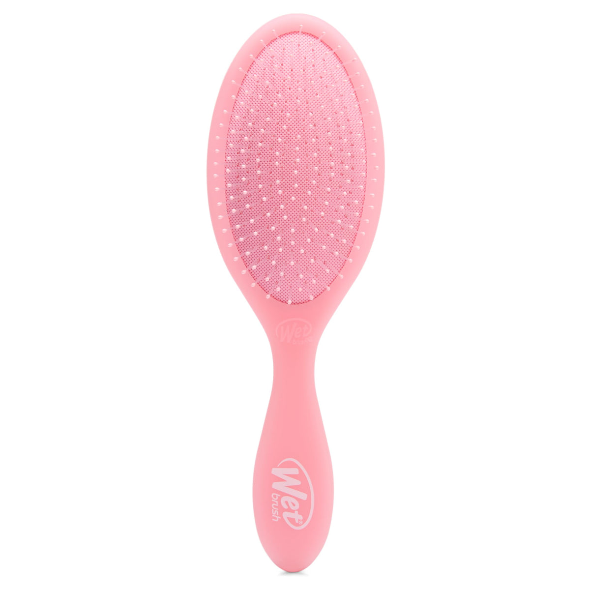 Wet Brush Original Detangler Pink Drink frente, deslizamiento suave para desenredar cabellos mojados o secos