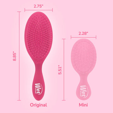Wet Brush Original Detangler, funciona para texturizado, grueso y cabellos variados.