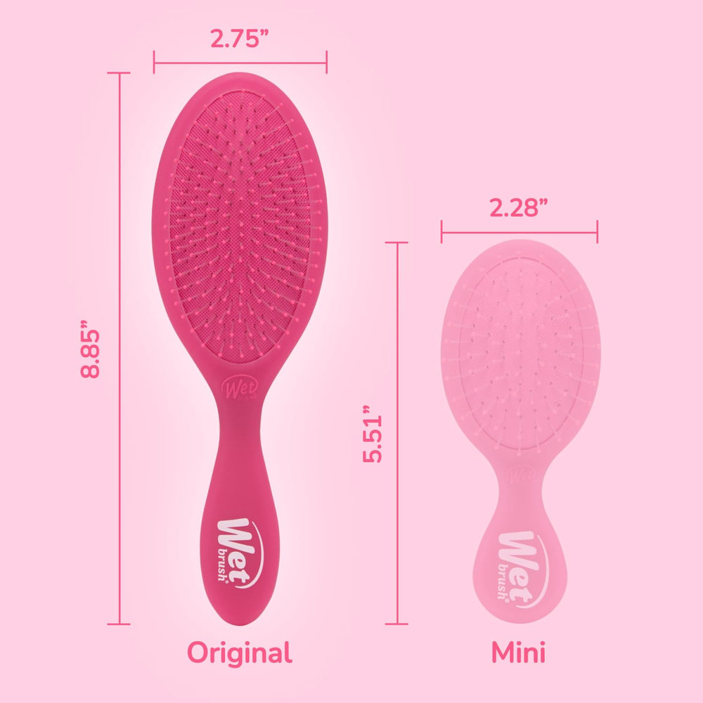 Wet Brush Original Detangler, funciona para texturizado, grueso y cabellos variados.
