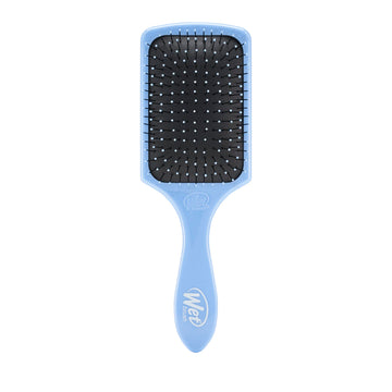 Wet Brush Paddle Detangler azul, desenreda sin dolor.