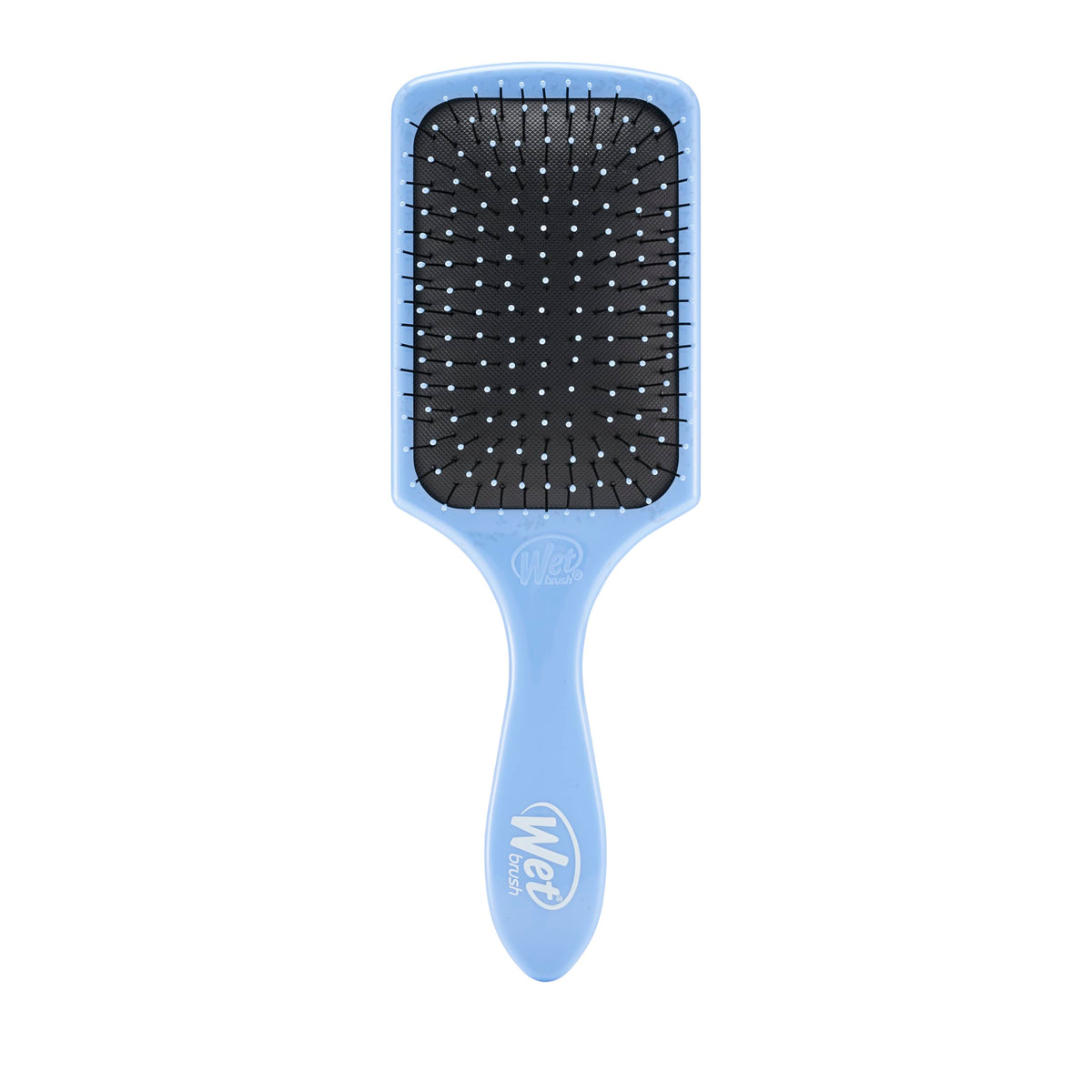 Wet Brush Paddle Detangler azul, desenreda sin dolor.