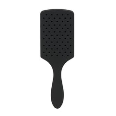 Wet Brush Paddle Detangler IntelliFlex desliza con menos tirones en rizos, protegiendo el cabello.