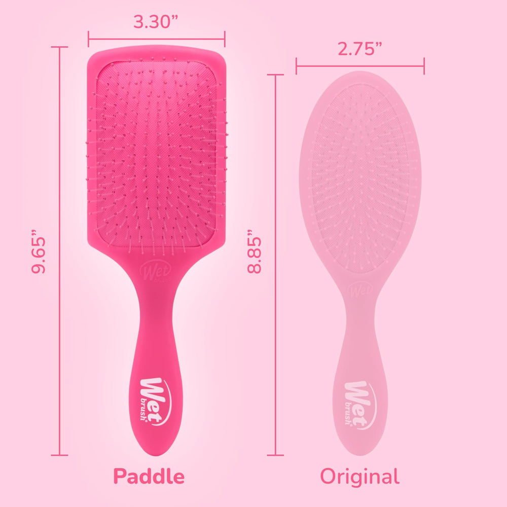Wet Brush Paddle Detangler distribuye tratamientos de forma uniforme