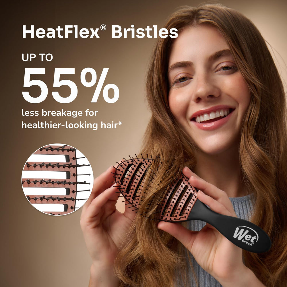 Wet Brush apto para todo tipo de pelo, desde liso hasta rizado.