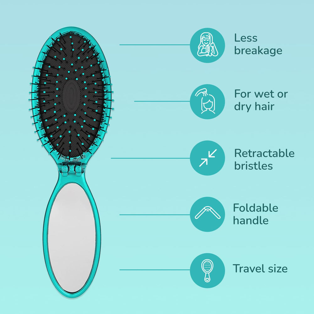 Wet Brush Pop Go, cerdas ultrasuaves IntelliFlex deslizan suavemente.