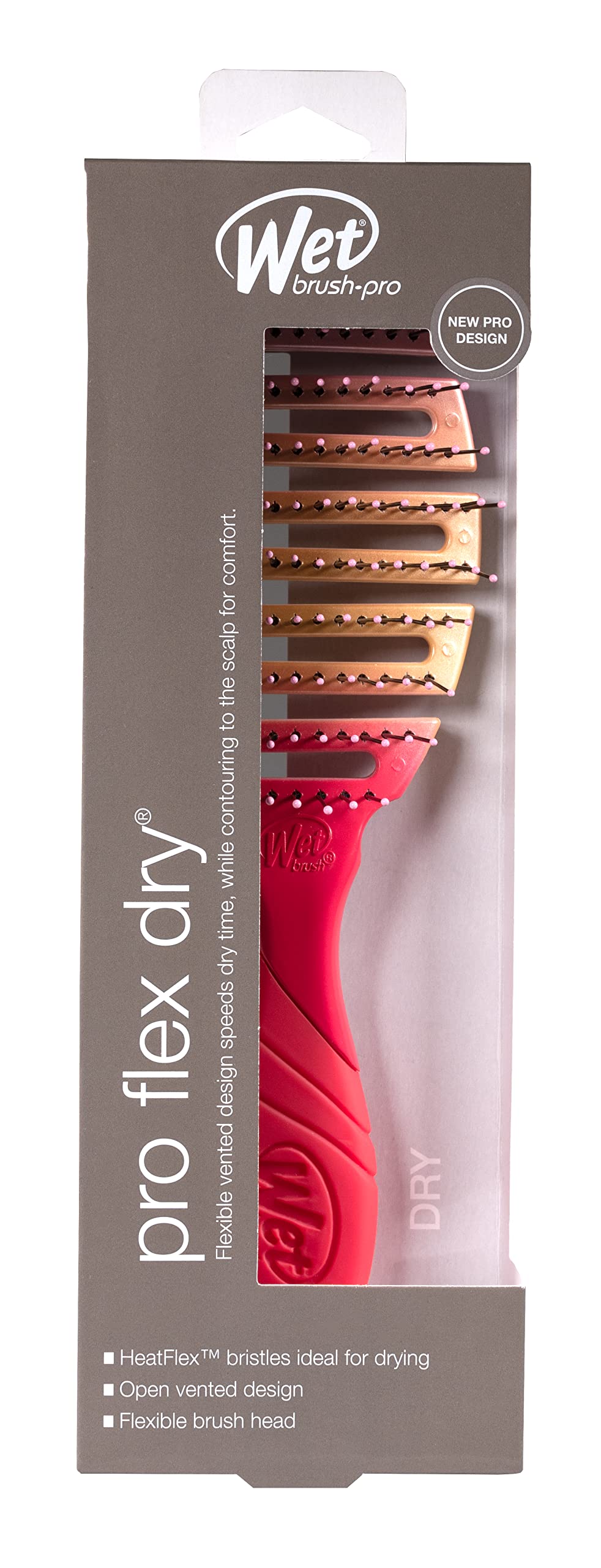 Wet Brush Pro Flex Dry Coral Ombre, opción ideal para toda la familia y todo tipo de cabello