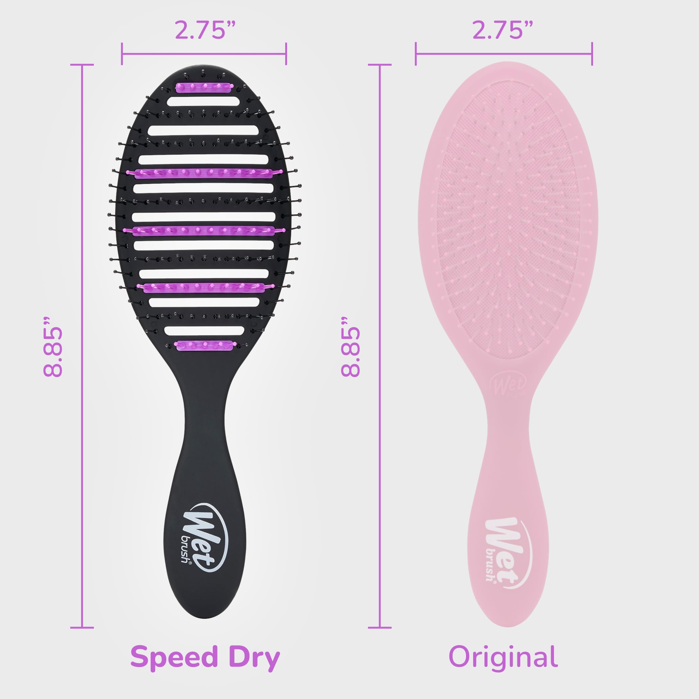 Wet Brush Refresh Extend para todo tipo de cabello, fácil de peinar entre lavados
