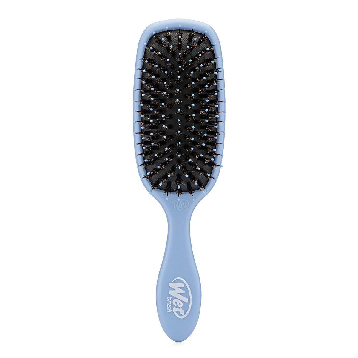Wet Brush Shine Enhancer en caja, listo para transformar el peinado diario